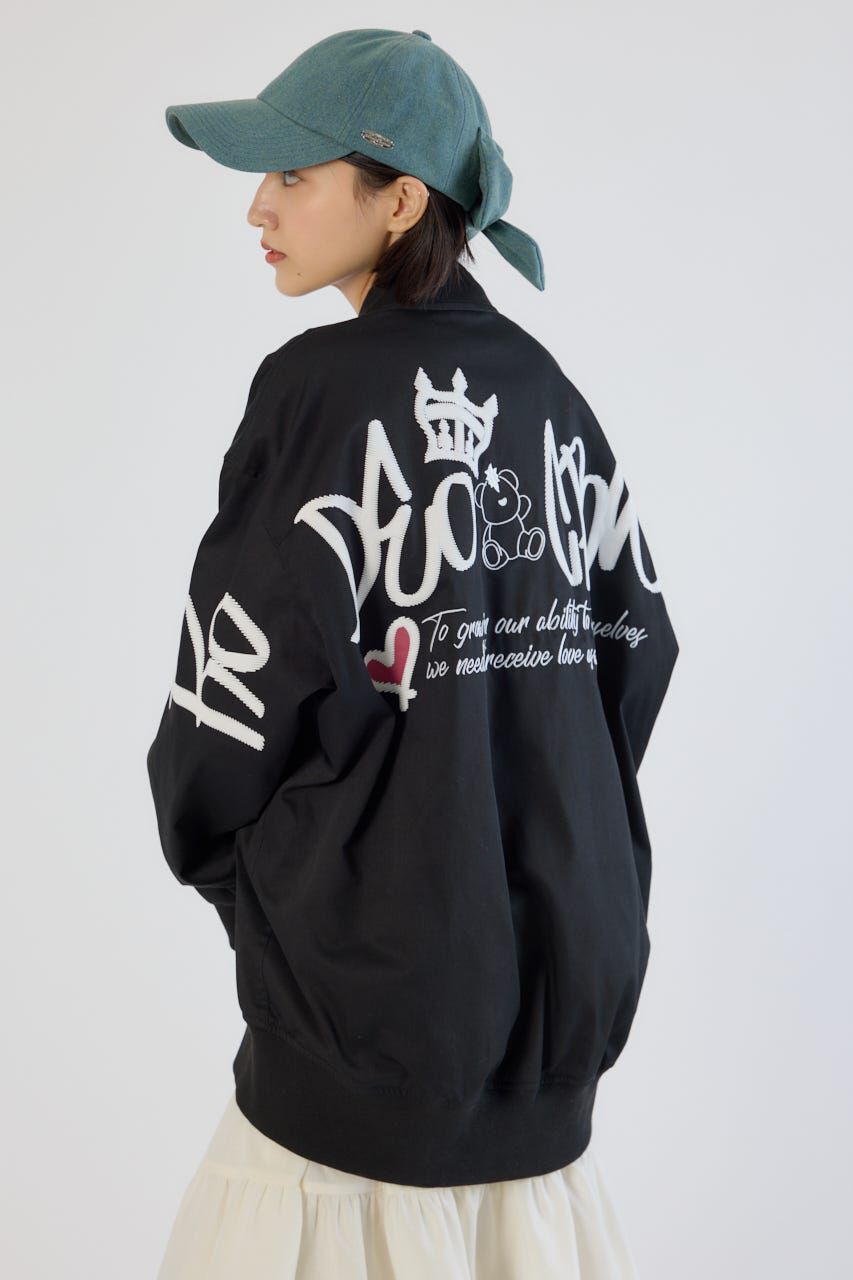 RODEO CROWNS「BRIDGE BEAR オーバーブルゾン」|ブルゾン・スタジャン|