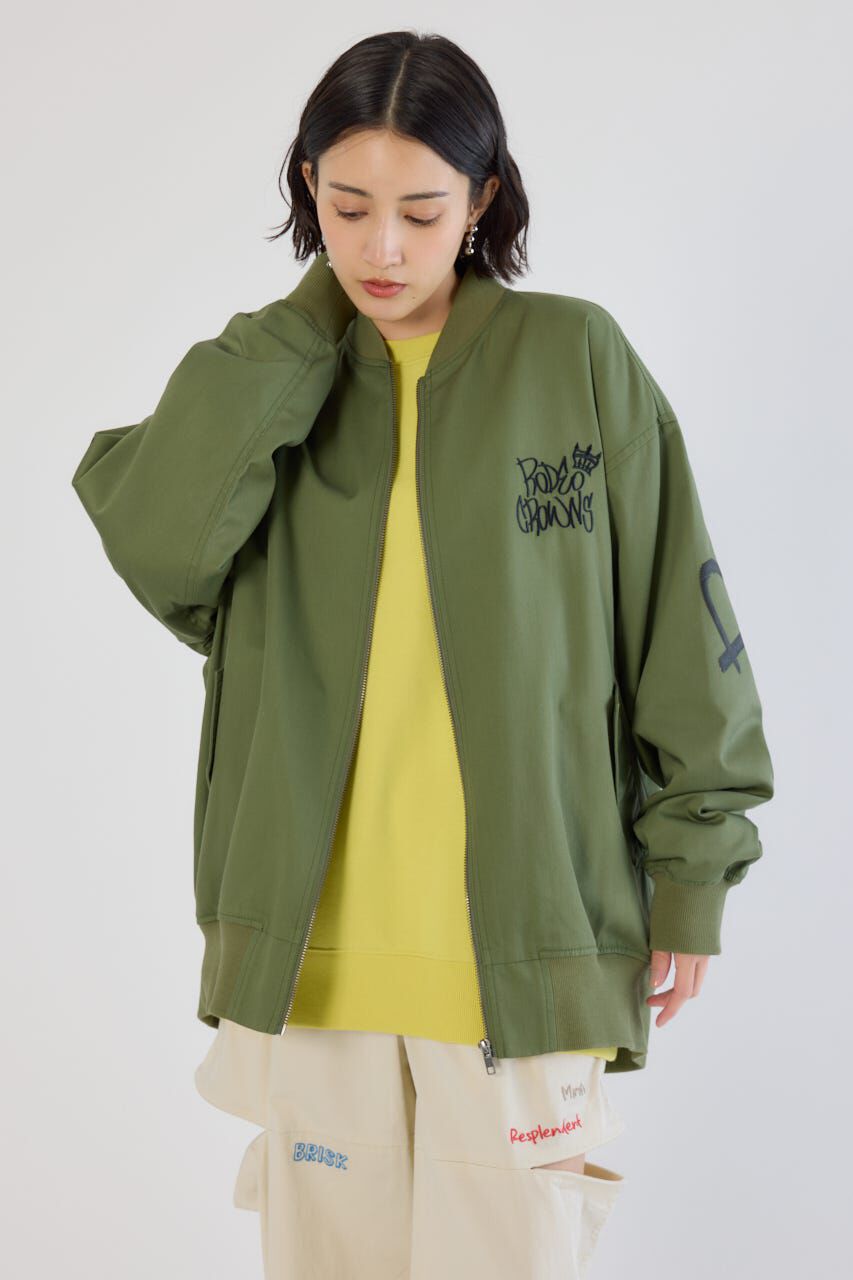 RODEO CROWNS「BRIDGE BEAR オーバーブルゾン」|ブルゾン・スタジャン|