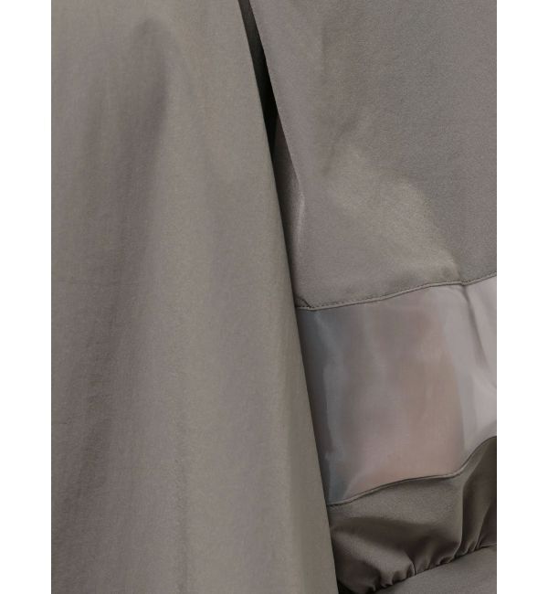 ELENDEEK「ORGANZA MIX SLEEVE BL」|シャツ・ブラウス|