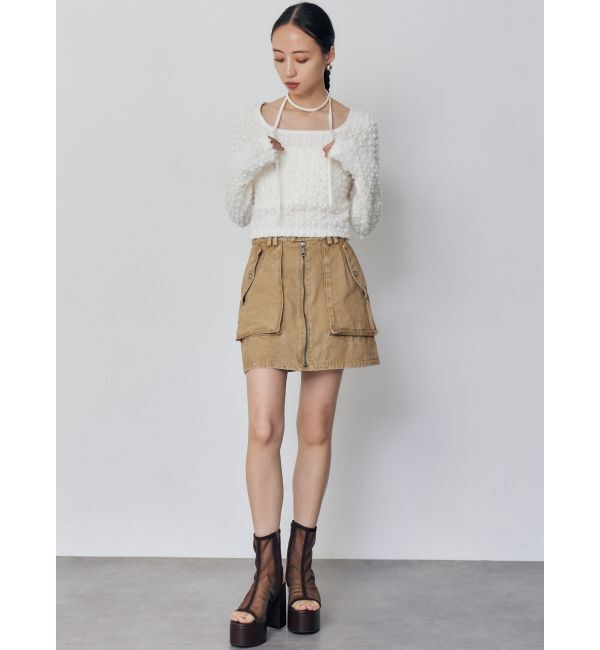 MURUA「リボンタイフェザートップス」|Tシャツ・カットソー|