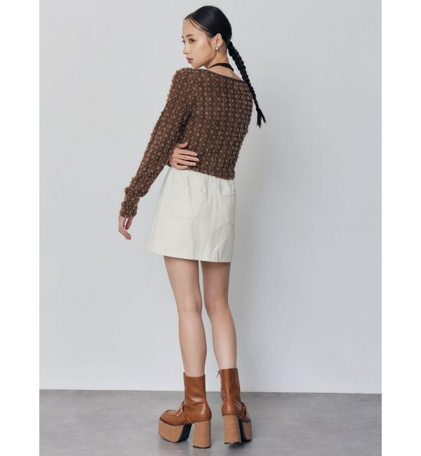 MURUA「リボンタイフェザートップス」|Tシャツ・カットソー|