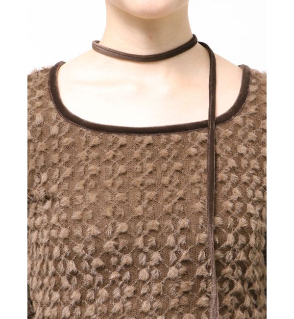 MURUA「リボンタイフェザートップス」|Tシャツ・カットソー|