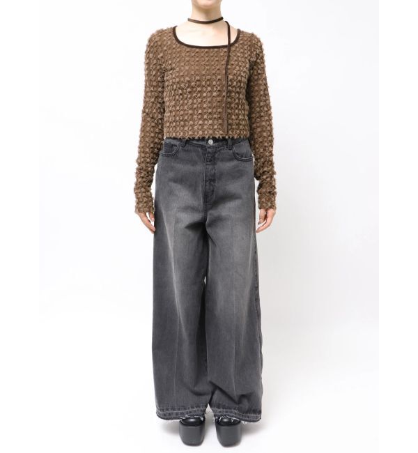 MURUA「リボンタイフェザートップス」|Tシャツ・カットソー|