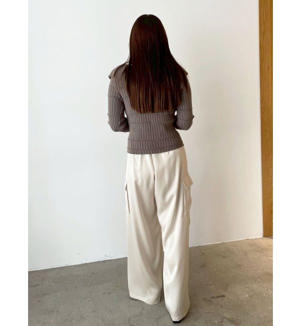 LAGUNAMOON「ラッフルフリルニットプルオーバー」|ニット・セーター|