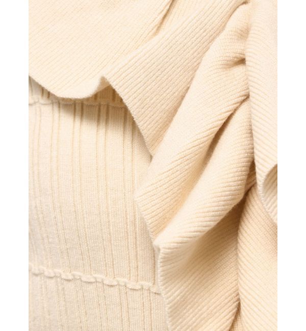 LAGUNAMOON「ラッフルフリルニットプルオーバー」|ニット・セーター|