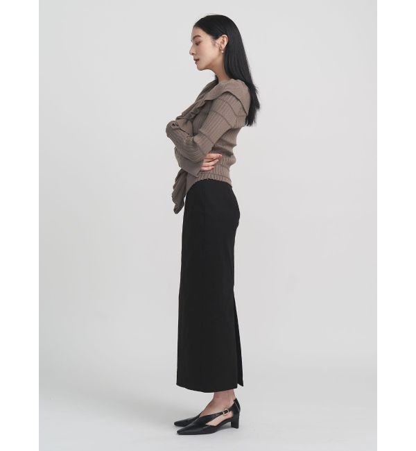 LAGUNAMOON「ラッフルフリルニットプルオーバー」|ニット・セーター|