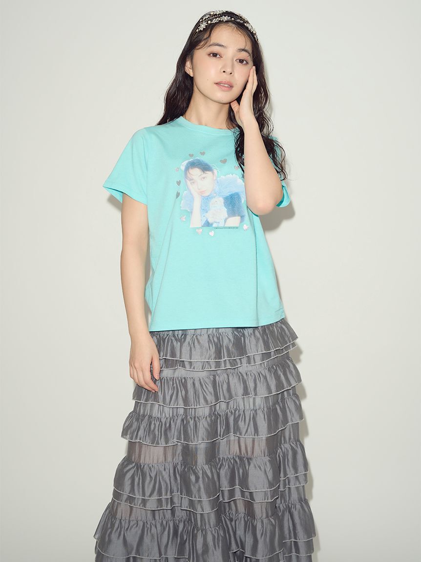 FURFUR「【上國料萌衣コラボ】カラーポートレートTシャツ（UNISEX）」|Tシャツ・カットソー|