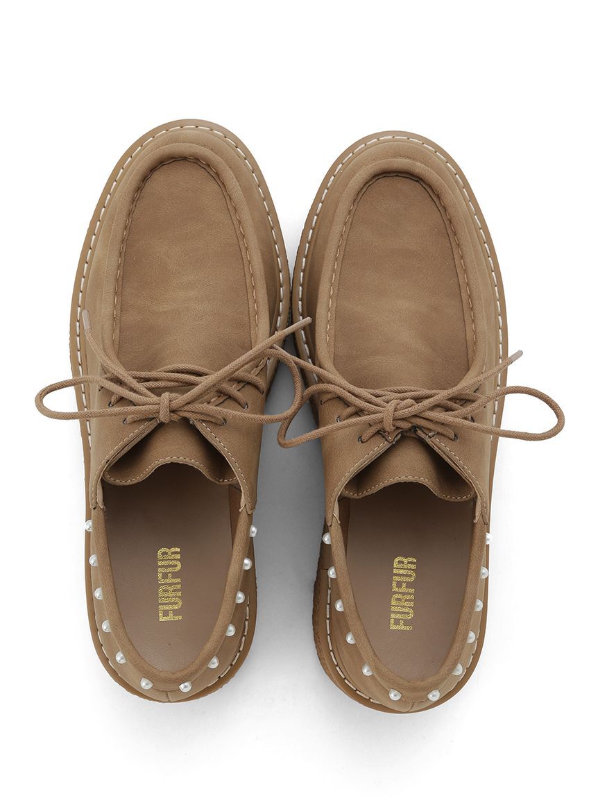 FURFUR「パールチロリアンシューズ」|パンプス|