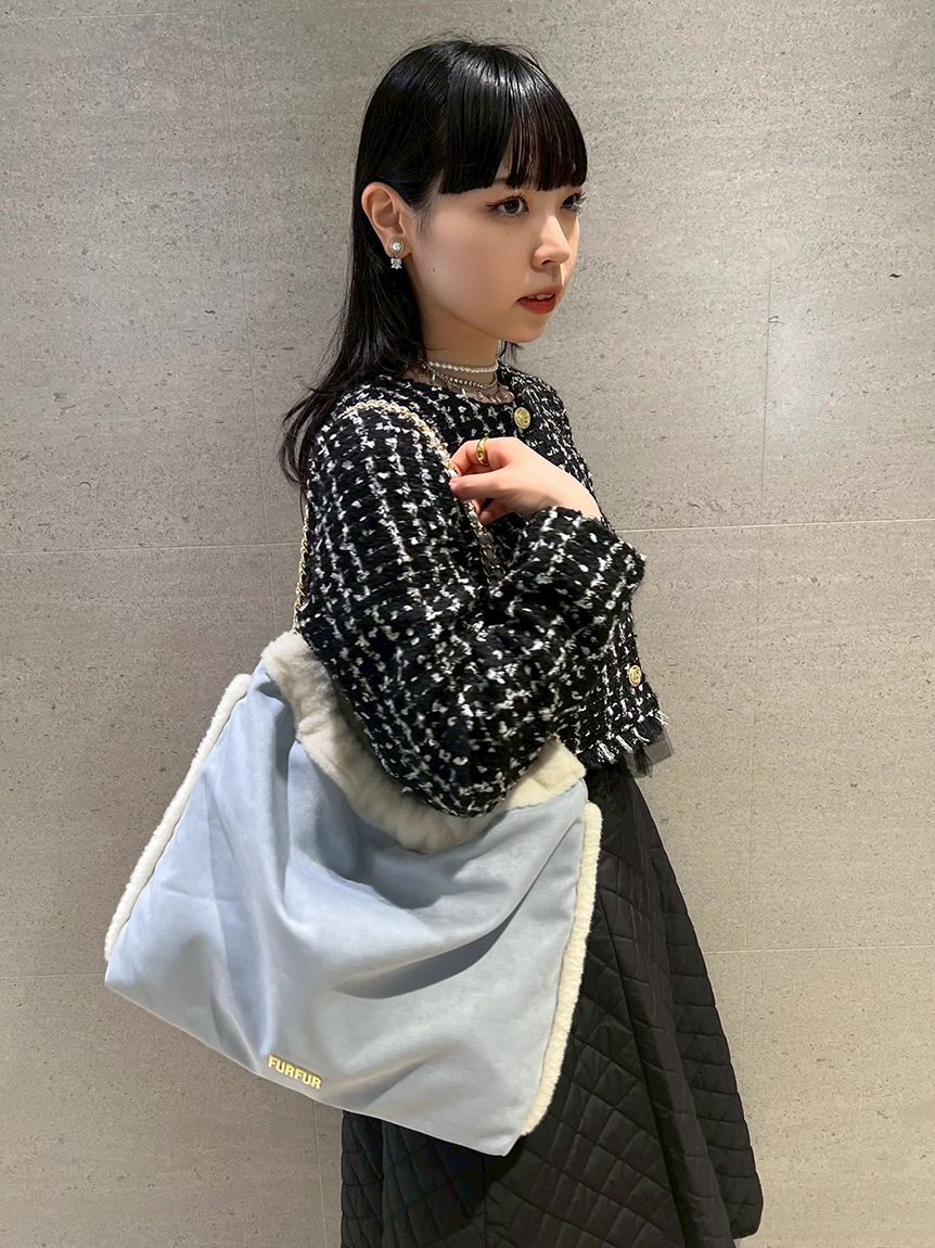 FURFUR「【限定カラー】ツイードジャケット」|ノーカラージャケット|