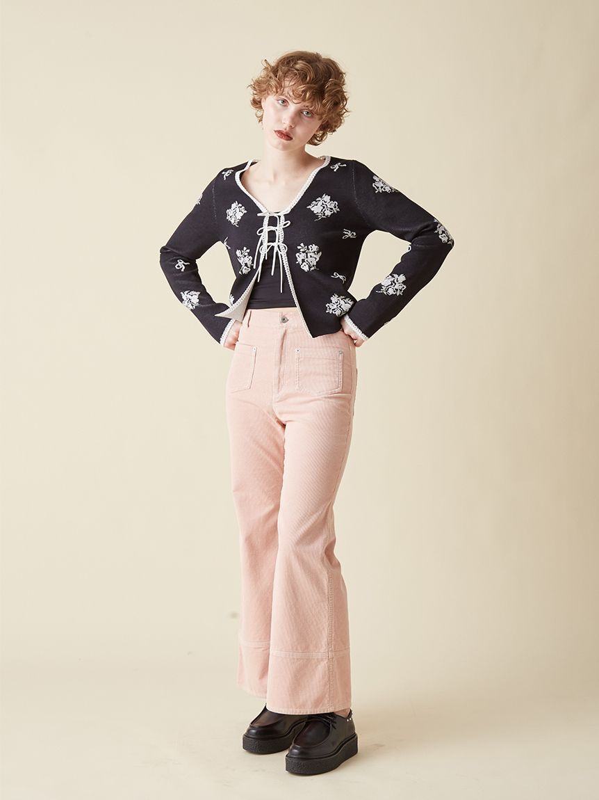 FURFUR「ヴィンテージライクフレアパンツ」|チノ|