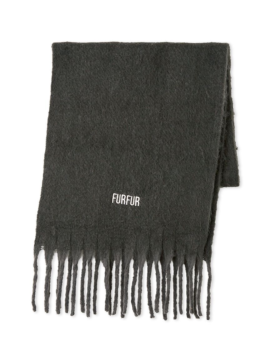 FURFUR「ロゴ刺繍フリンジストール」|マフラー|CGRY