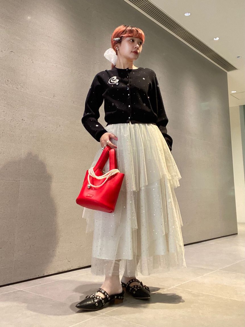 FURFUR「ラメチュールスカート」|スカート|