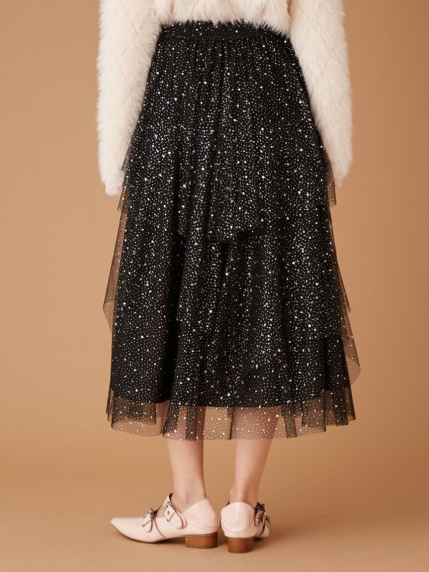 FURFUR「ラメチュールスカート」|スカート|