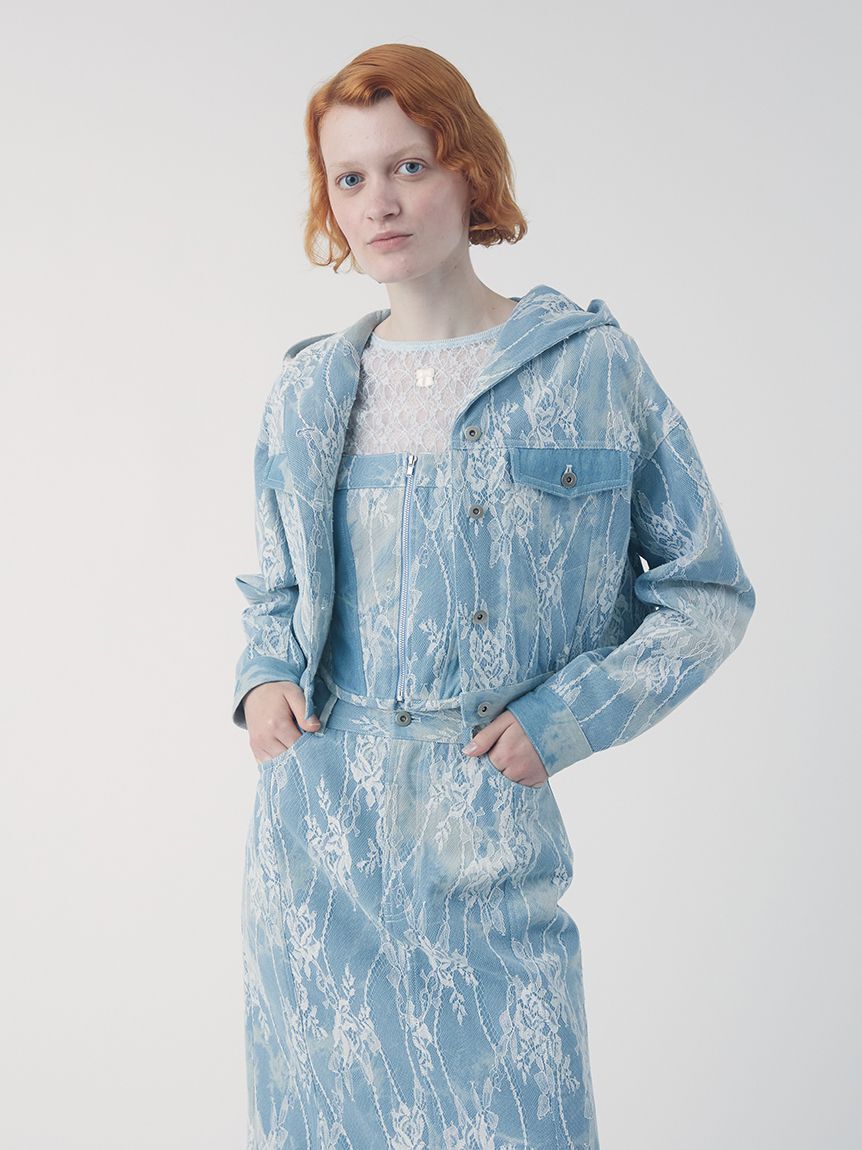 FURFUR「マルチマテリアルフードブルゾン」|ブルゾン・スタジャン|