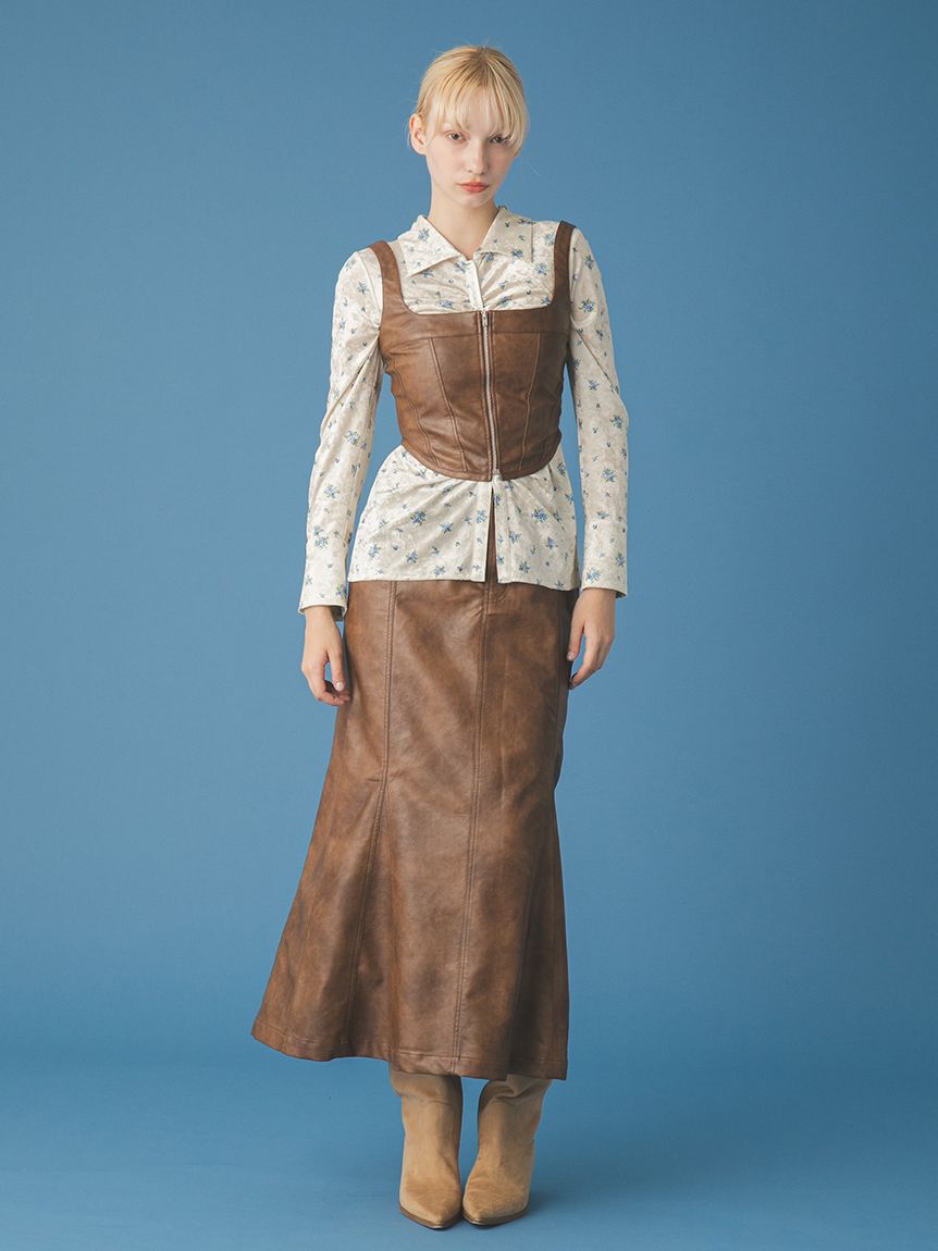 FURFUR「マルチマテリアルビスチェ」|ベスト・ジレ|