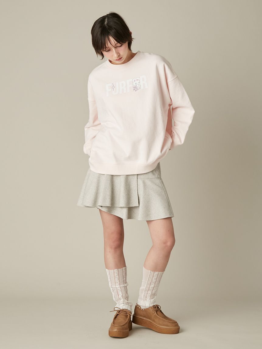 FURFUR「ツイードフレアスカート」|スカート|