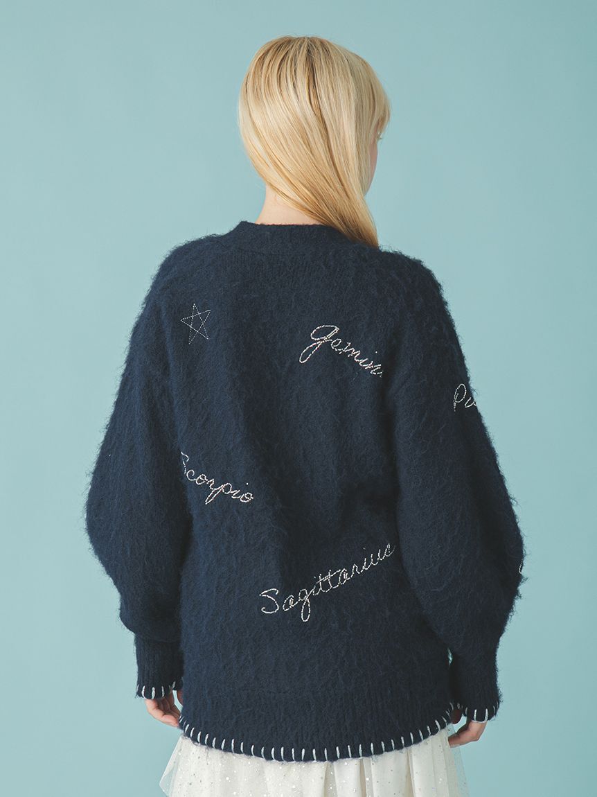 FURFUR「スターモチーフ刺繍カーディガン」|カーディガン|