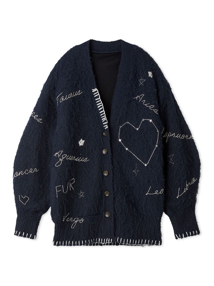 FURFUR「スターモチーフ刺繍カーディガン」|カーディガン|