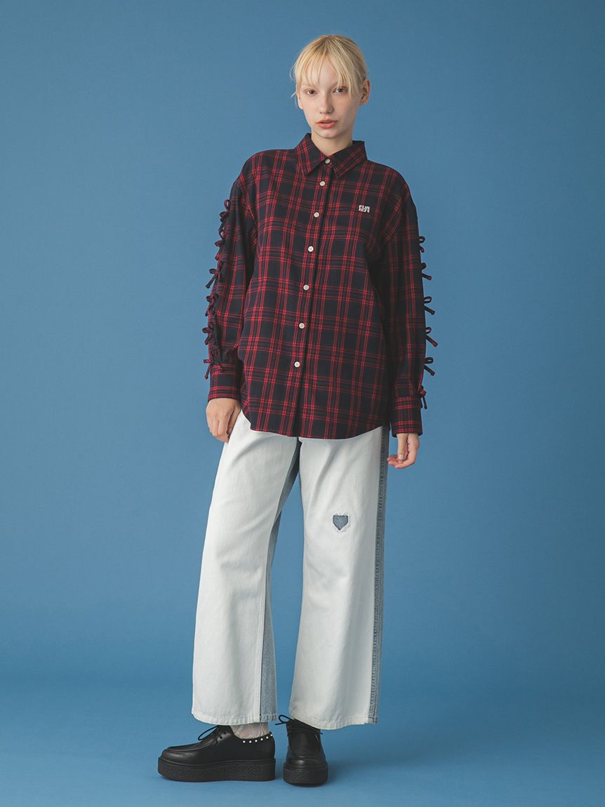 FURFUR「パッチワークデニムパンツ」|デニム|