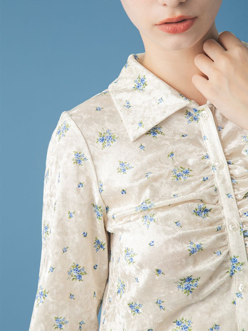 FURFUR「ソフトタッチオリジナルフローラルシャツ」|シャツ・ブラウス|