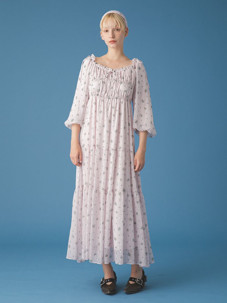 FURFUR「オリジナルフラワープリントカチューシャ」|ヘアバンド|