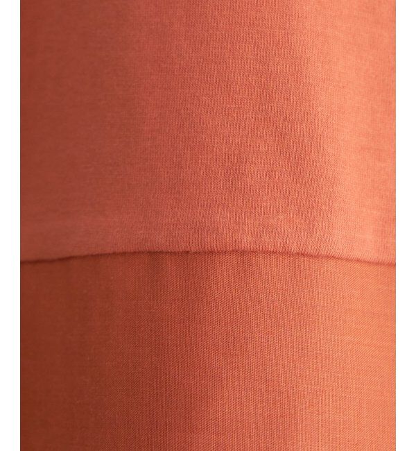 ikka「【親子おそろい】Aライン裾切り替えカットソー」|その他|