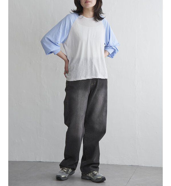 VENCE share style「ラグラン配色切り替えトップス」|その他|