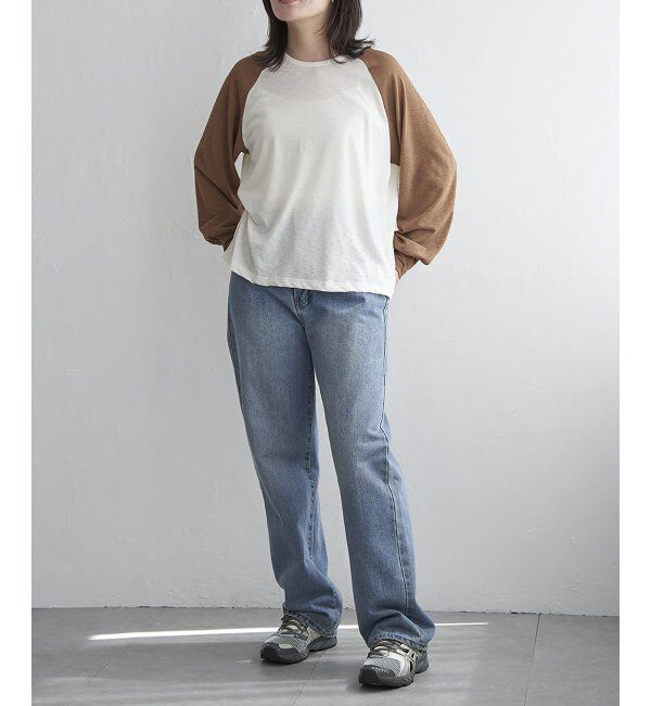 VENCE share style「ラグラン配色切り替えトップス」|その他|