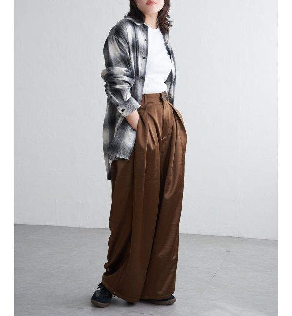 VENCE share style「TCネルチェックシャツ」|シャツ・ブラウス|