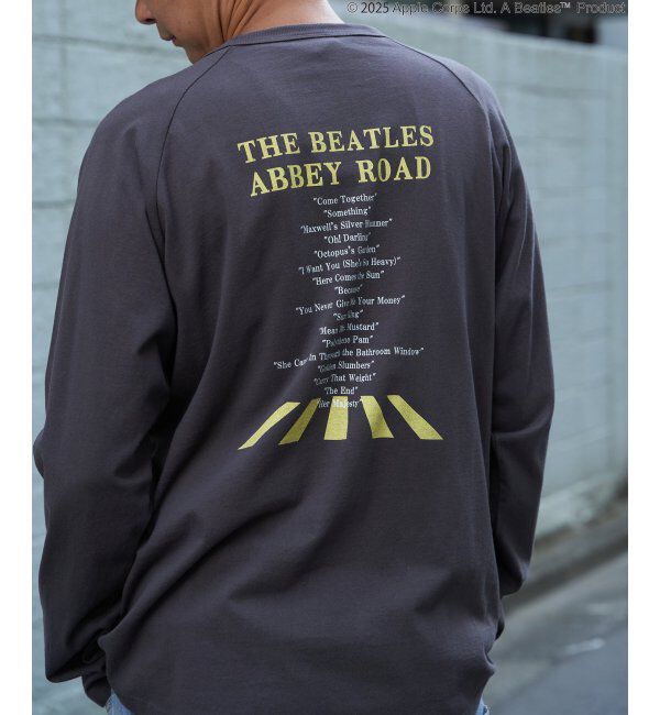 VENCE share style「THE BEATLES ザ ビートルズ Abbey Road アビイロード ロンT」|Tシャツ・カットソー|チャコール