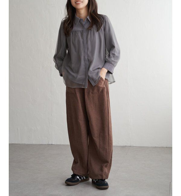 VENCE share style「チュールレイヤードシャツ」|シャツ・ブラウス|