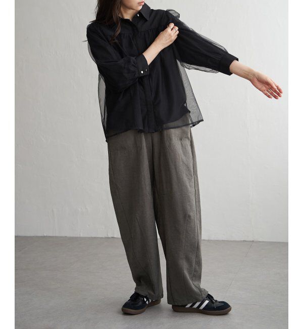 VENCE share style「チュールレイヤードシャツ」|シャツ・ブラウス|