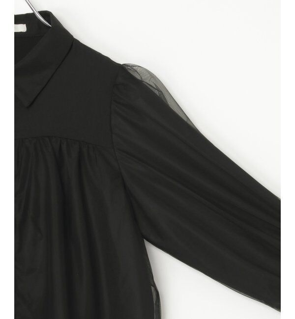 VENCE share style「チュールレイヤードシャツ」|シャツ・ブラウス|