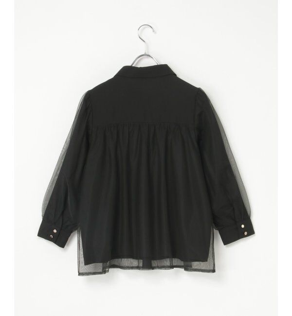VENCE share style「チュールレイヤードシャツ」|シャツ・ブラウス|