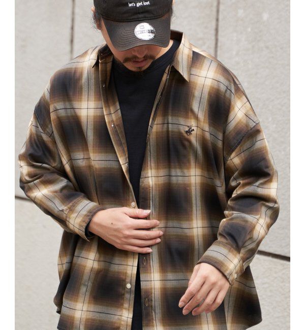 VENCE share style「BEVERLY HILLS POLO CLUB TRルーズシルエットシャツ」|シャツ・ブラウス|イエローケイ