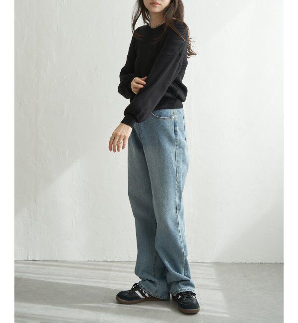 VENCE share style「12GリブVネックプルオーバー」|タンクトップ|