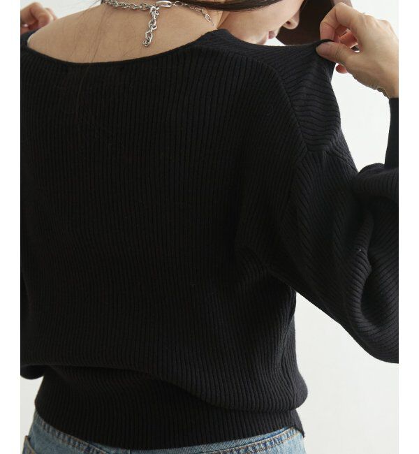 VENCE share style「12GリブVネックプルオーバー」|タンクトップ|