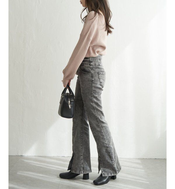 VENCE share style「12GリブVネックプルオーバー」|タンクトップ|