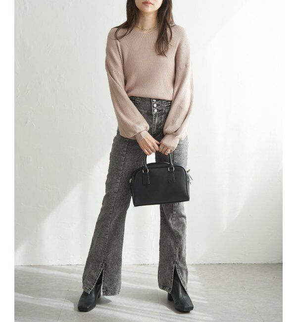 VENCE share style「12GリブVネックプルオーバー」|タンクトップ|