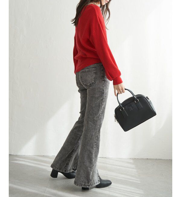 VENCE share style「12GリブVネックプルオーバー」|タンクトップ|