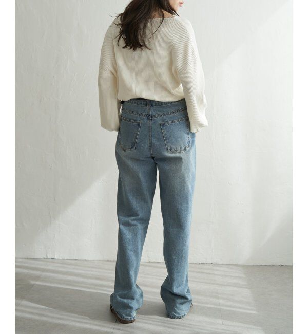 VENCE share style「12GリブVネックプルオーバー」|タンクトップ|