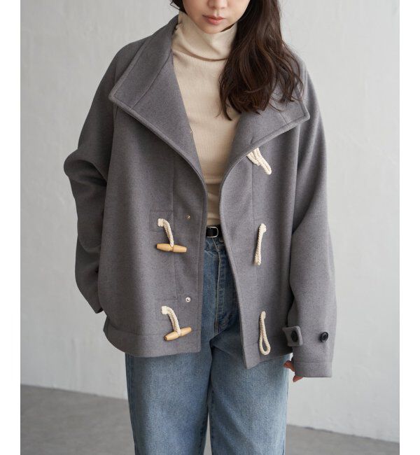 VENCE share style「メルトンショートダッフル」|ブルゾン・スタジャン|