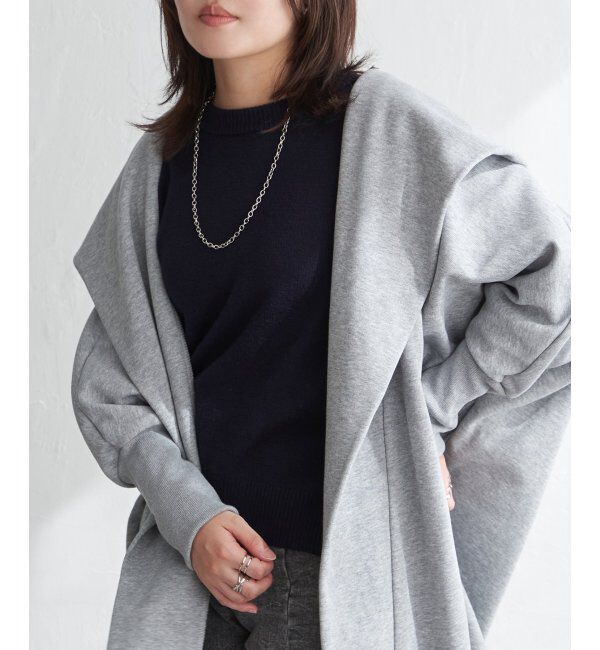 VENCE share style「裏フリースドルマンガウン」|その他|グレー