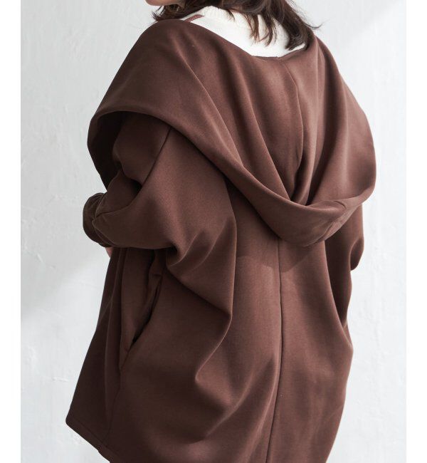VENCE share style「裏フリースドルマンガウン」|その他|ブラウン