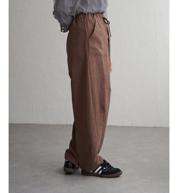 VENCE share style「ピーチワッシャーバレルパンツ」|デニム|