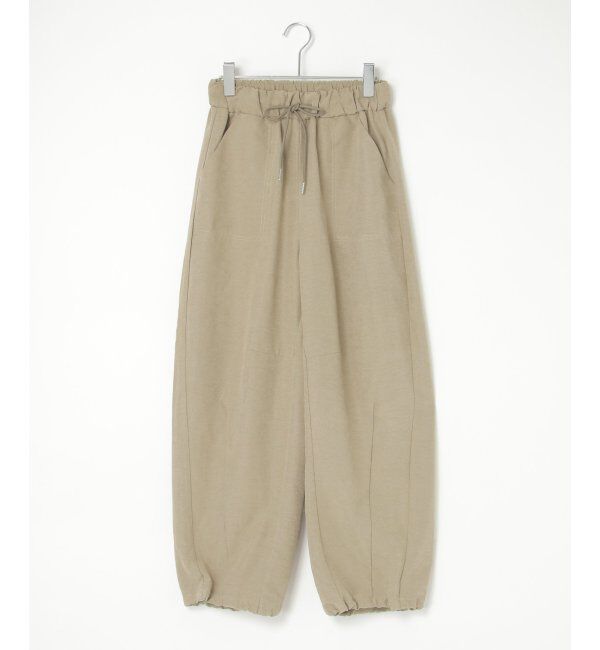 VENCE share style「ピーチワッシャーバレルパンツ」|デニム|