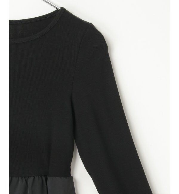 VENCE share style「異素材コンビバルーンチュニック」|ニット・セーター|