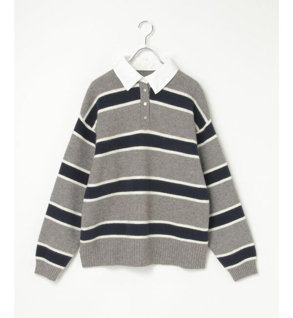 VENCE share style「アルパカタッチラガーシャツ」|ニット・セーター|