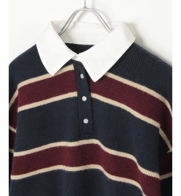 VENCE share style「アルパカタッチラガーシャツ」|ニット・セーター|