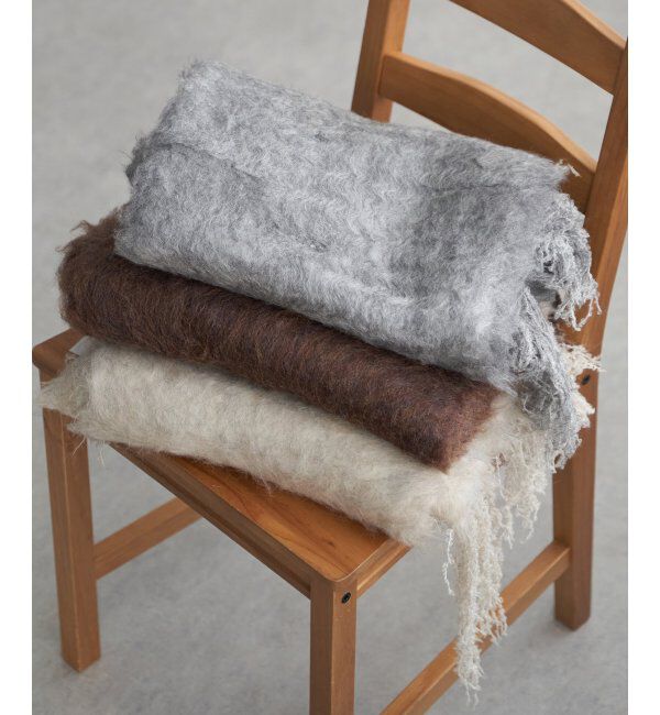 VENCE share style「起毛マフラー」|バンダナ・スカーフ|グレー